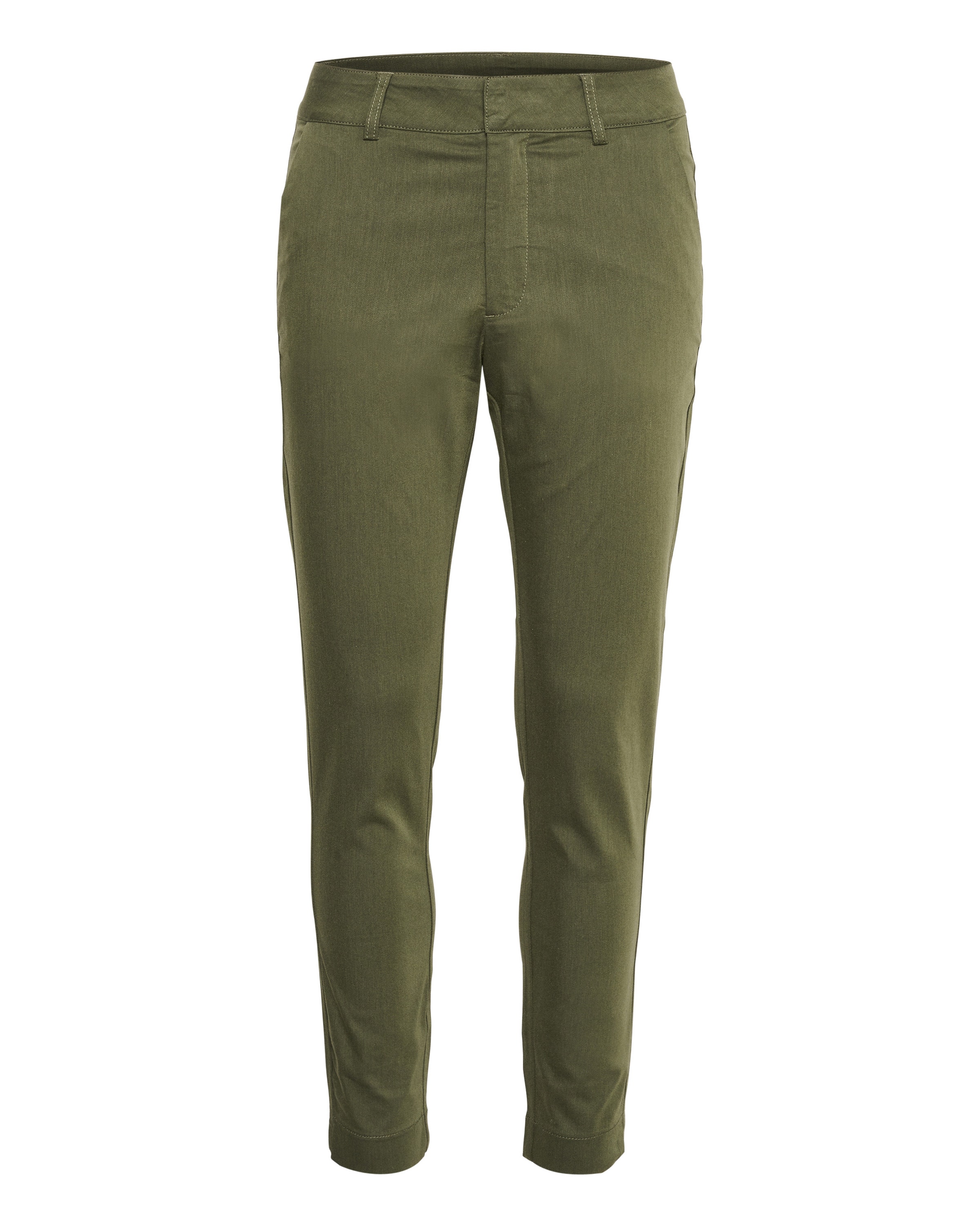 Kaffe Chinohose 'Lea' in Grün: Vorderseite