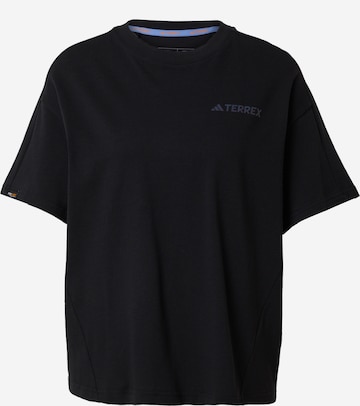 ADIDAS TERREX Performance Shirt 'Campyx' in Black: front