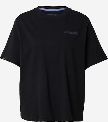 ADIDAS TERREX Sportshirt 'Campyx' in Schwarz: predná strana