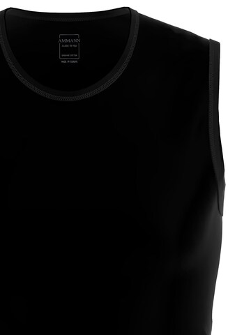 Ammann Undershirt 'Day Modern / Close to you' in Black