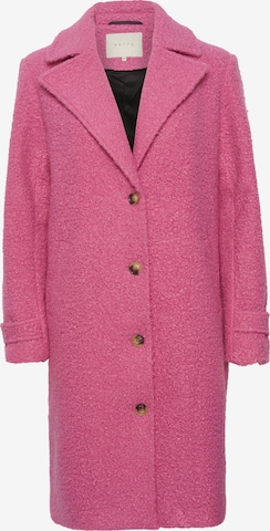 Kaffe Between-Seasons Coat 'Anne ' in Pink: front