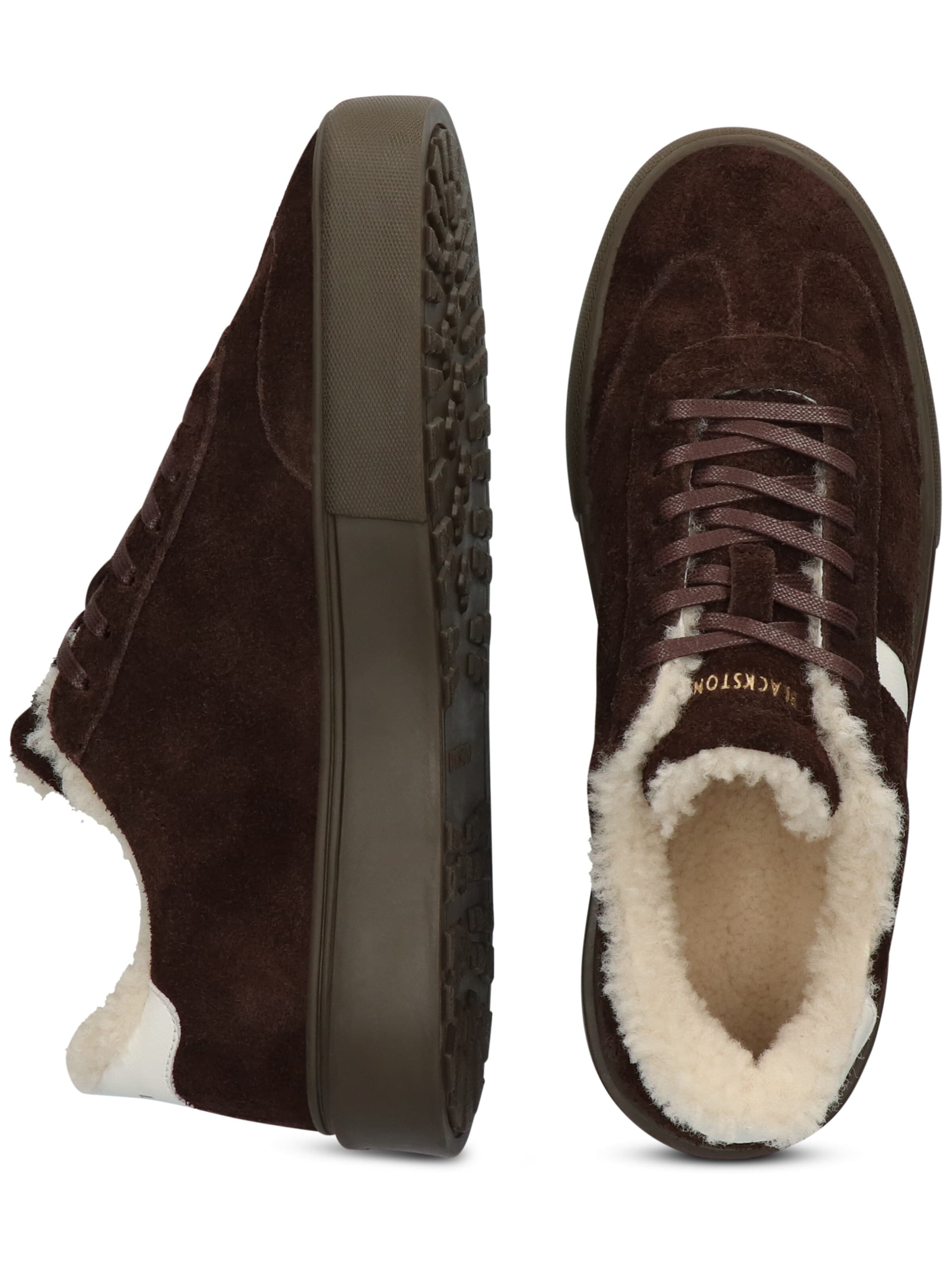 BLACKSTONE Låg sneaker 'QUARTZ AUDEN' i brun