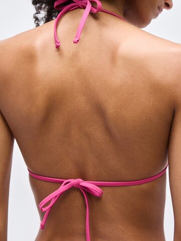HOLLISTER Triangel Bikinitop in Pink