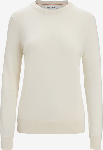 ICEBREAKER - Pullover desportivo 'Wilcox' em branco: frente