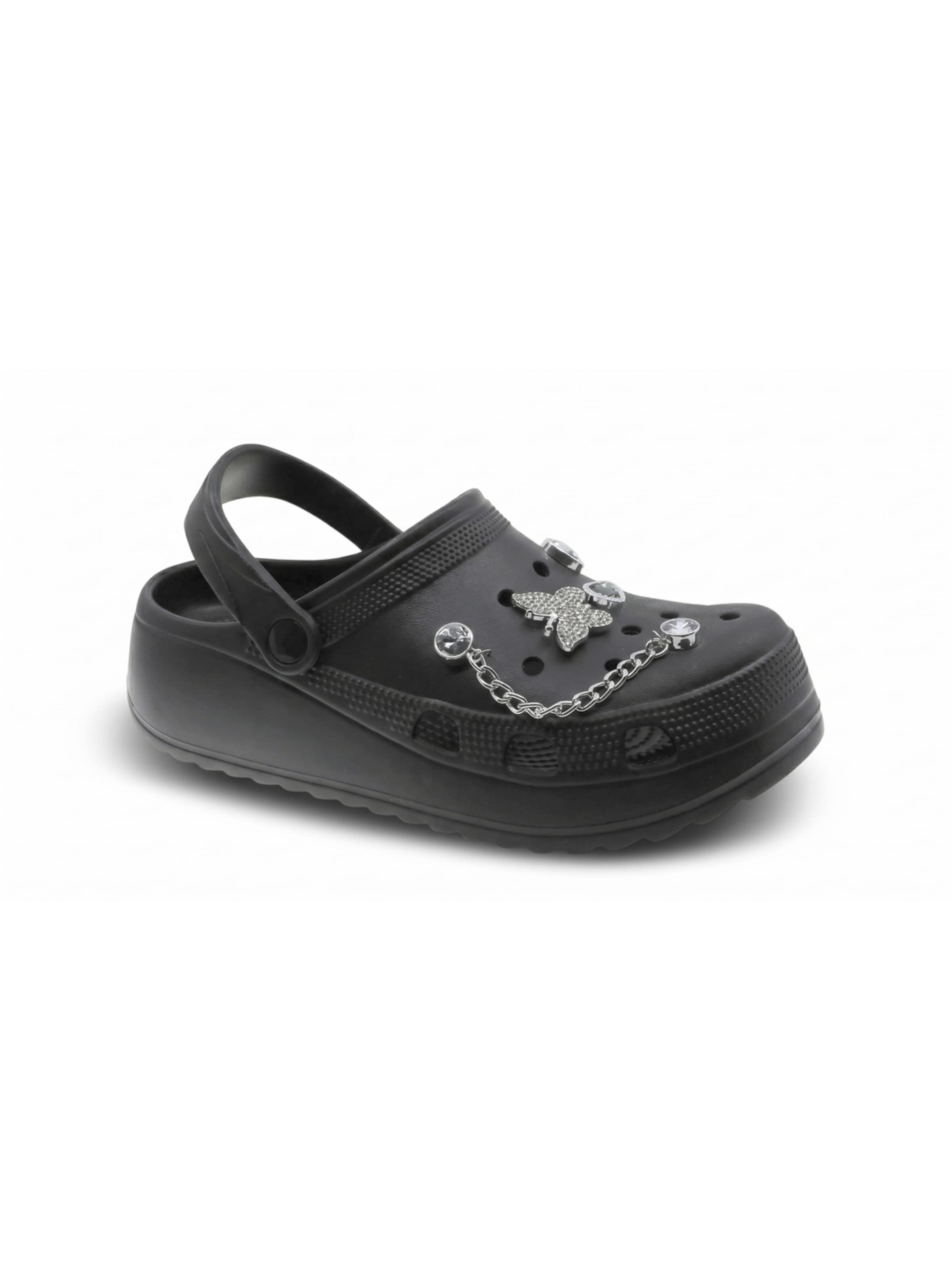 Beppi - Zuecos 'Eva Clog' en negro: frente