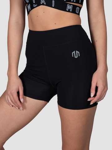 Coupe slim Pantalon de sport 'ACTIVE' MOROTAI en noir : devant