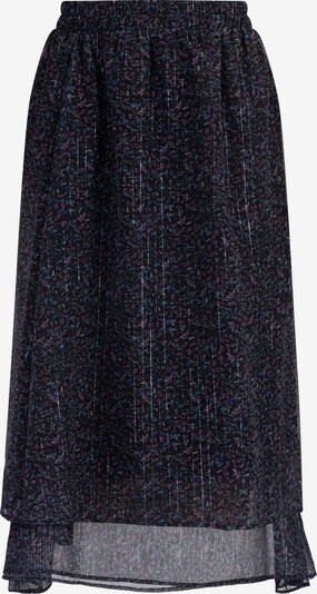 DreiMaster Vintage Falda en azul / lila / negro / plata, Vista del producto