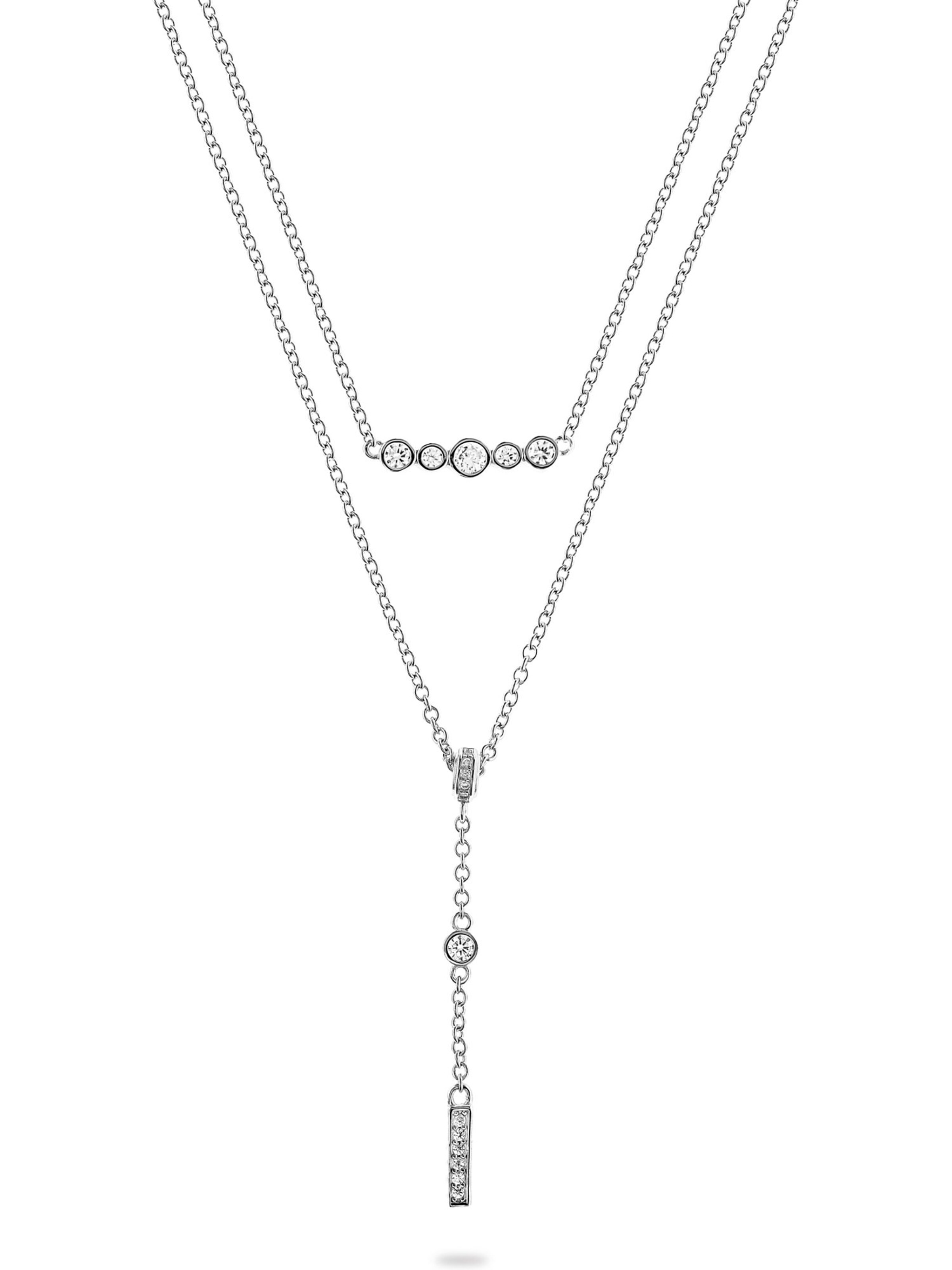 JETTE Necklace in One Size in Silver, Item view