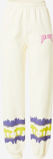 LOCAL HEROES Hose 'FANTASY' in creme / gelb / lila / pink, Produktansicht