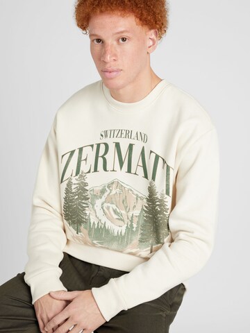 Sweat-shirt 'APRES SKI' HOLLISTER en beige