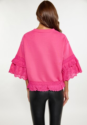 faina Sweatshirt i rosa