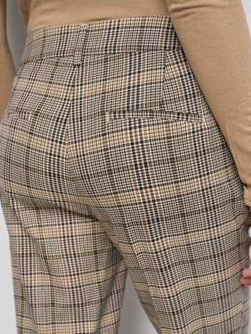évasé Pantalon Salsa Jeans en marron