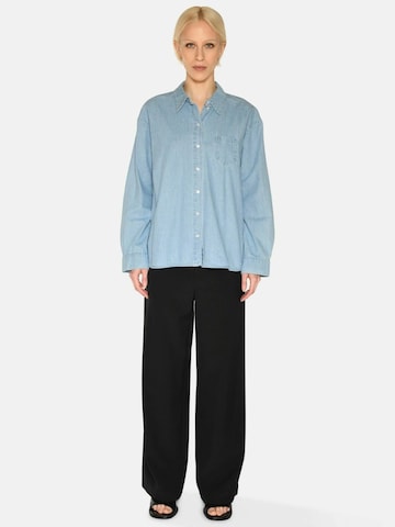 minimum Bluse 'Fern' i blå