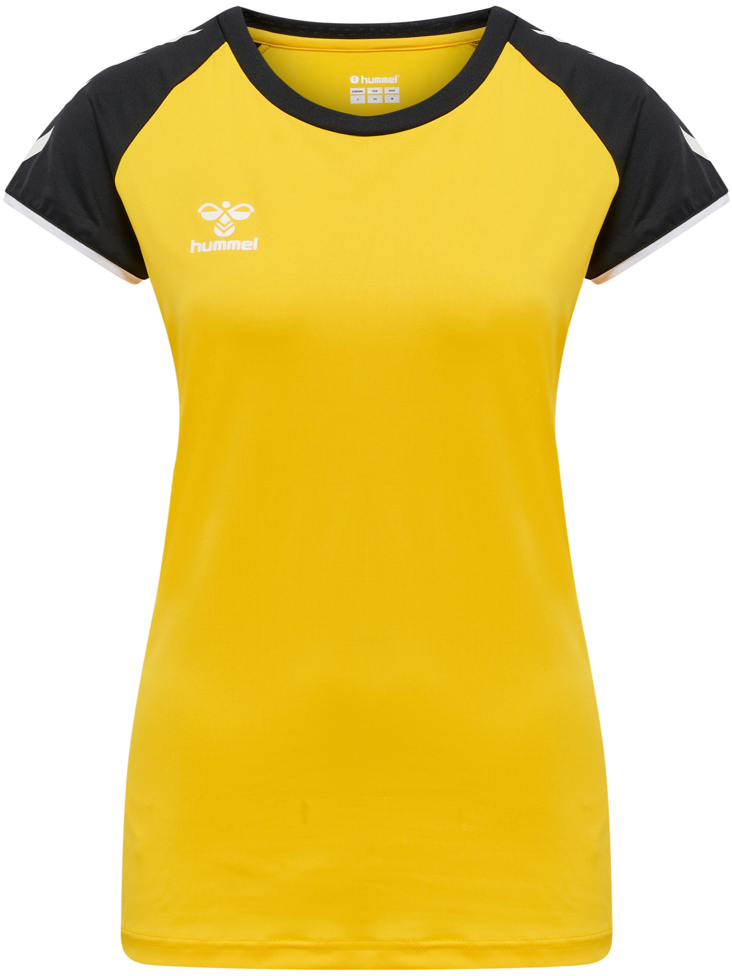 Hummel Performance shirt in Yellow: front