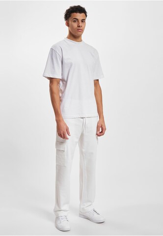 DEF Regular Cargo trousers 'Ice' in White