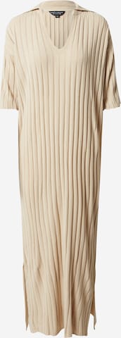 Dorothy Perkins Gebreide jurk in Beige: voorkant