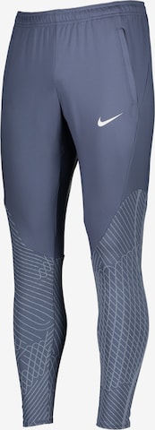 Coupe slim Pantalon de sport NIKE en bleu : devant