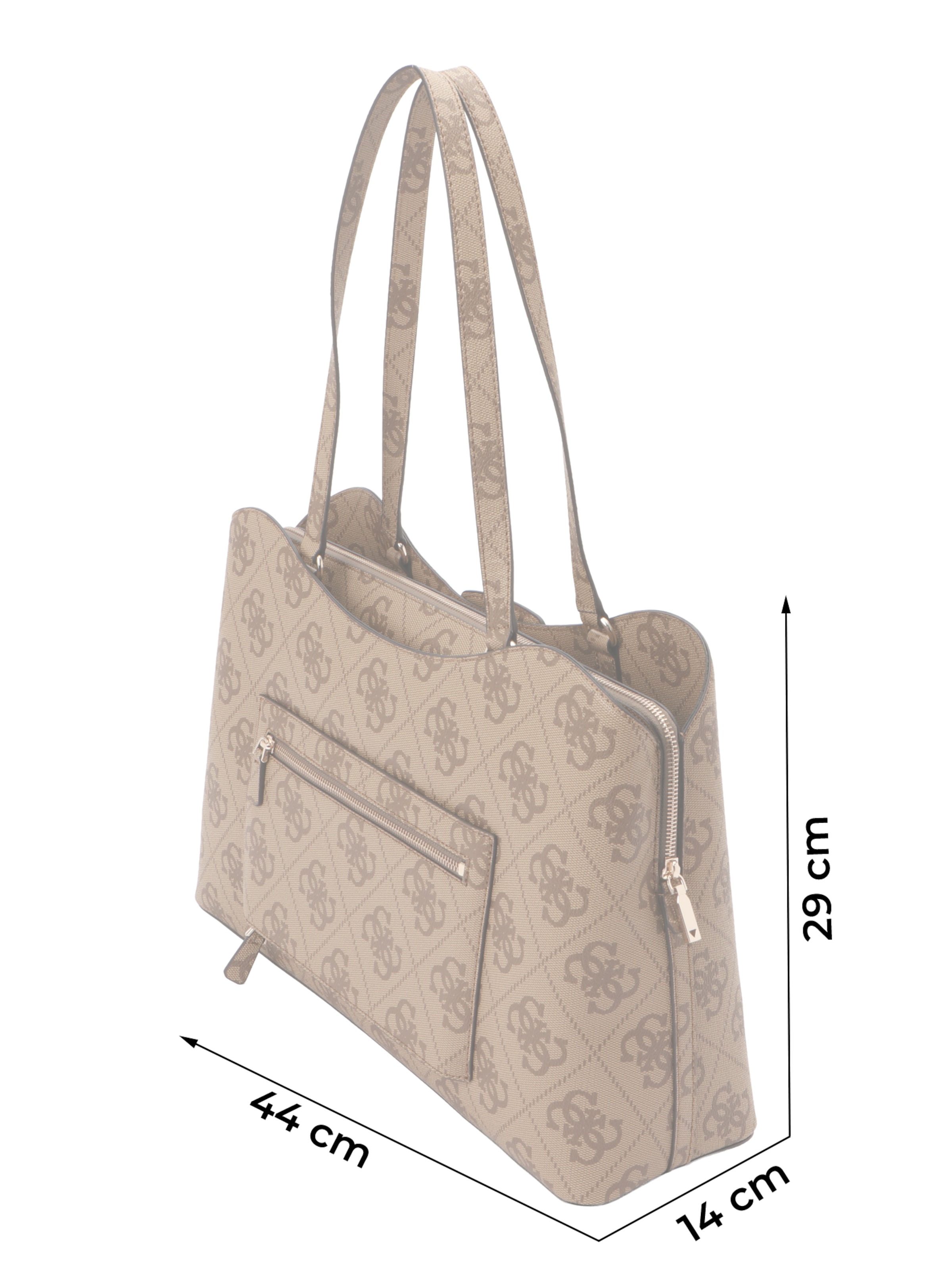 GUESS Schoudertas 'Janie' in Bruin