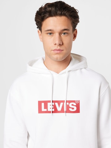 LEVI'S ® Regular fit Μπλούζα φούτερ 'T3 Relaxd Graphic Hoodie' σε λευκό