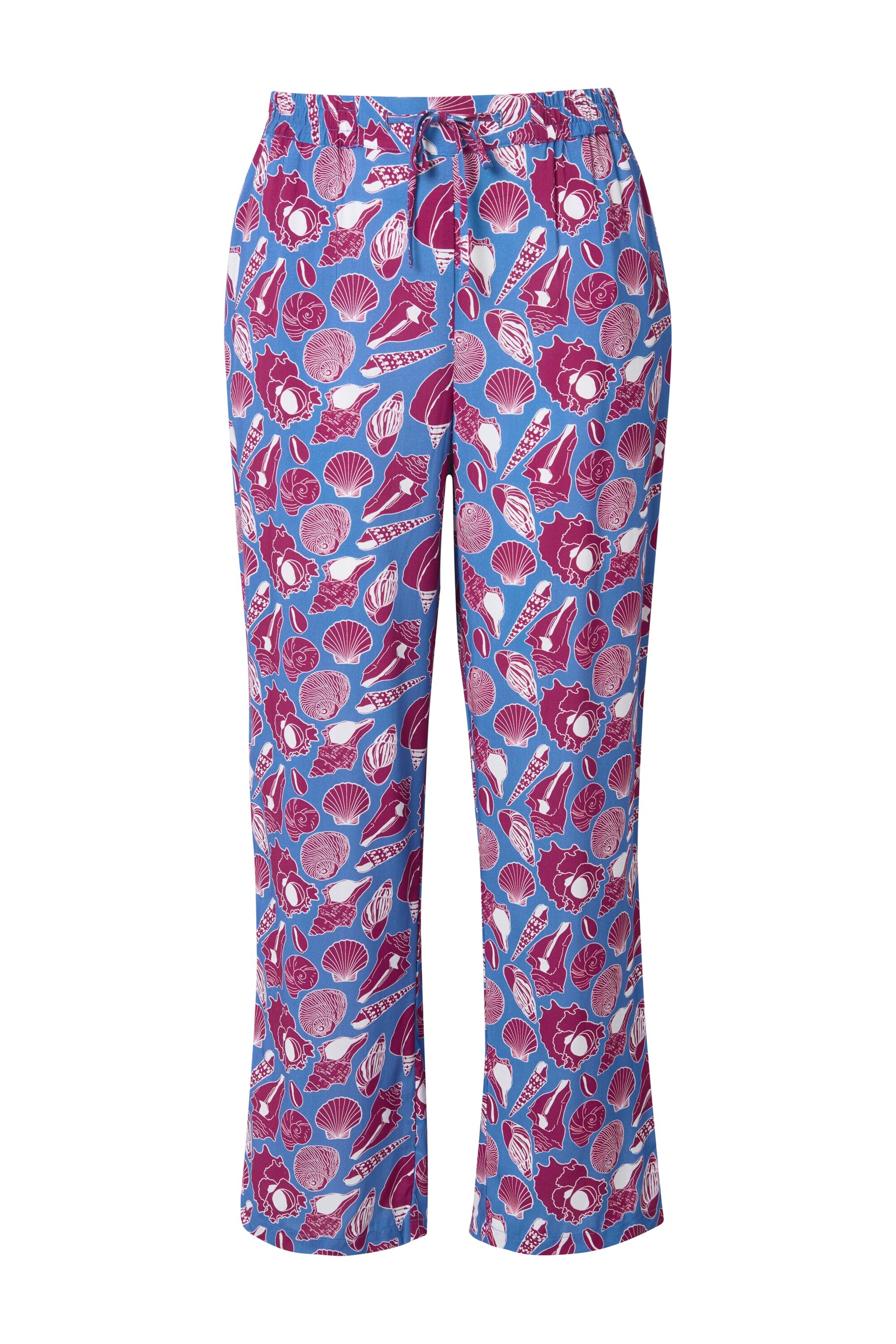 Ulla Popken Loosefit Broek in Lila: voorkant