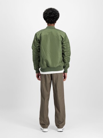 ALPHA INDUSTRIES Übergangsjacke 'MA-1 VF 59 Long'‌‌‌‌ in Grün