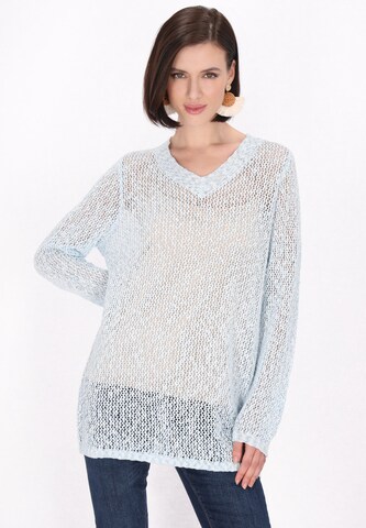usha FESTIVAL Sweater in Blue: front