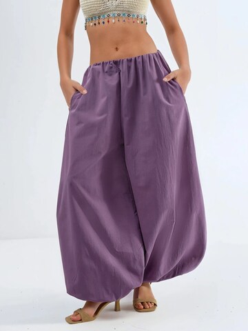 Pantalon Busem en violet : devant