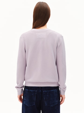 ARMEDANGELS Strickjacke MENAAL LINKS in Lila