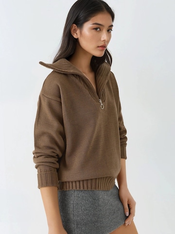 My fashion Sweater 'Pullover' in Brown