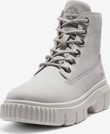 TIMBERLAND Snørestøvletter 'Greyfield' i grå: forside