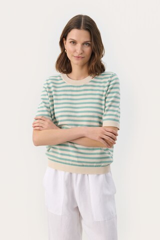 Part Two Sweater in Green: front