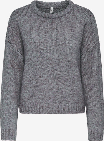 ONLY Sweater 'ONLSMILLA' in Grey: front