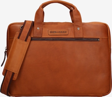 HILL BURRY Crossbody bag in Brown: front