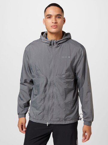 Veste mi-saison 'Rifta Reclaim ' ADIDAS ORIGINALS en gris : devant