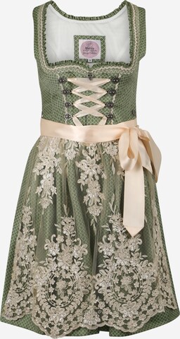 Dirndl 'Gitta' di MARJO in verde: frontale