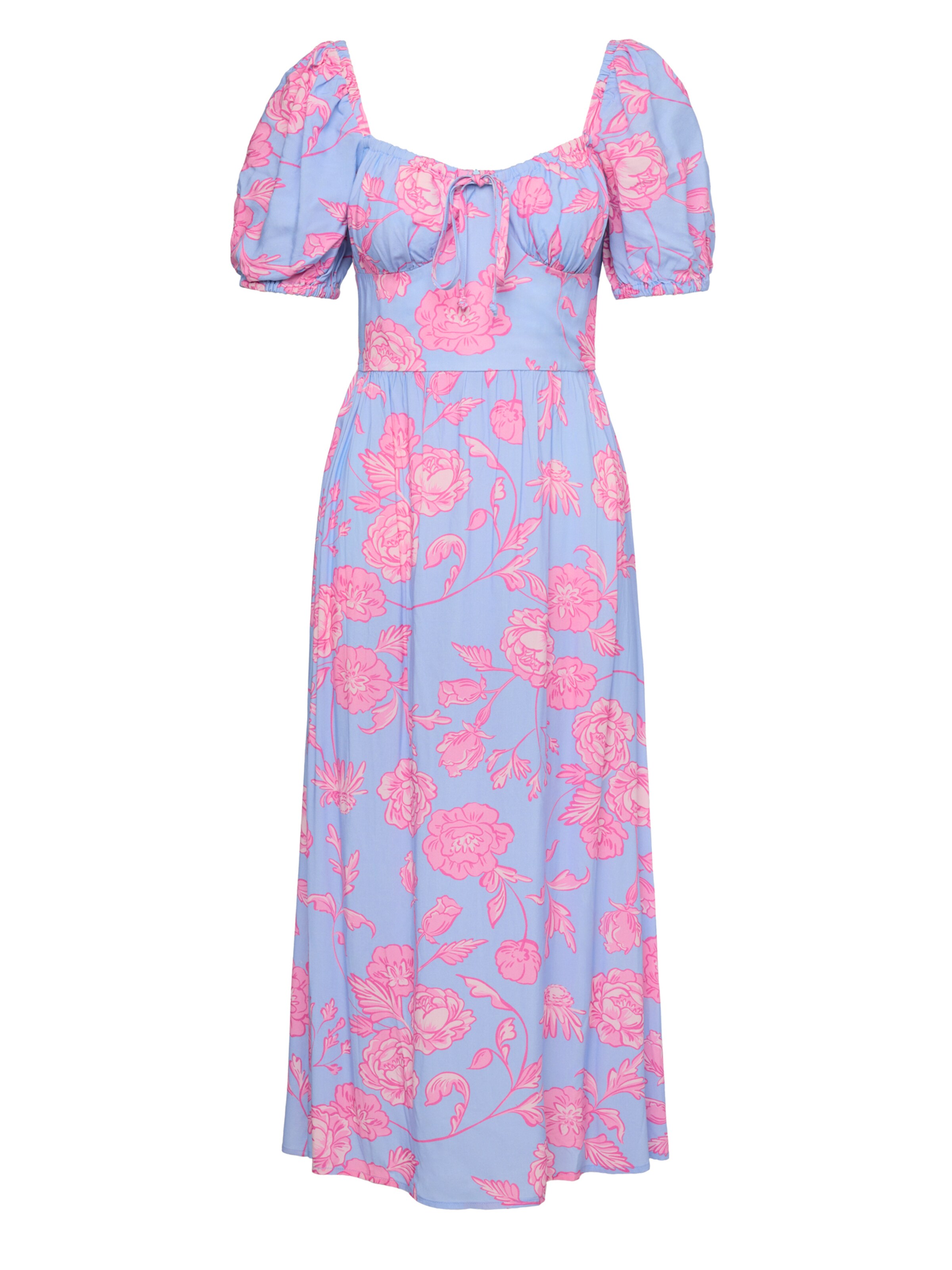 Laurella Kleid in hellblau / rosa / weiß, Produktansicht