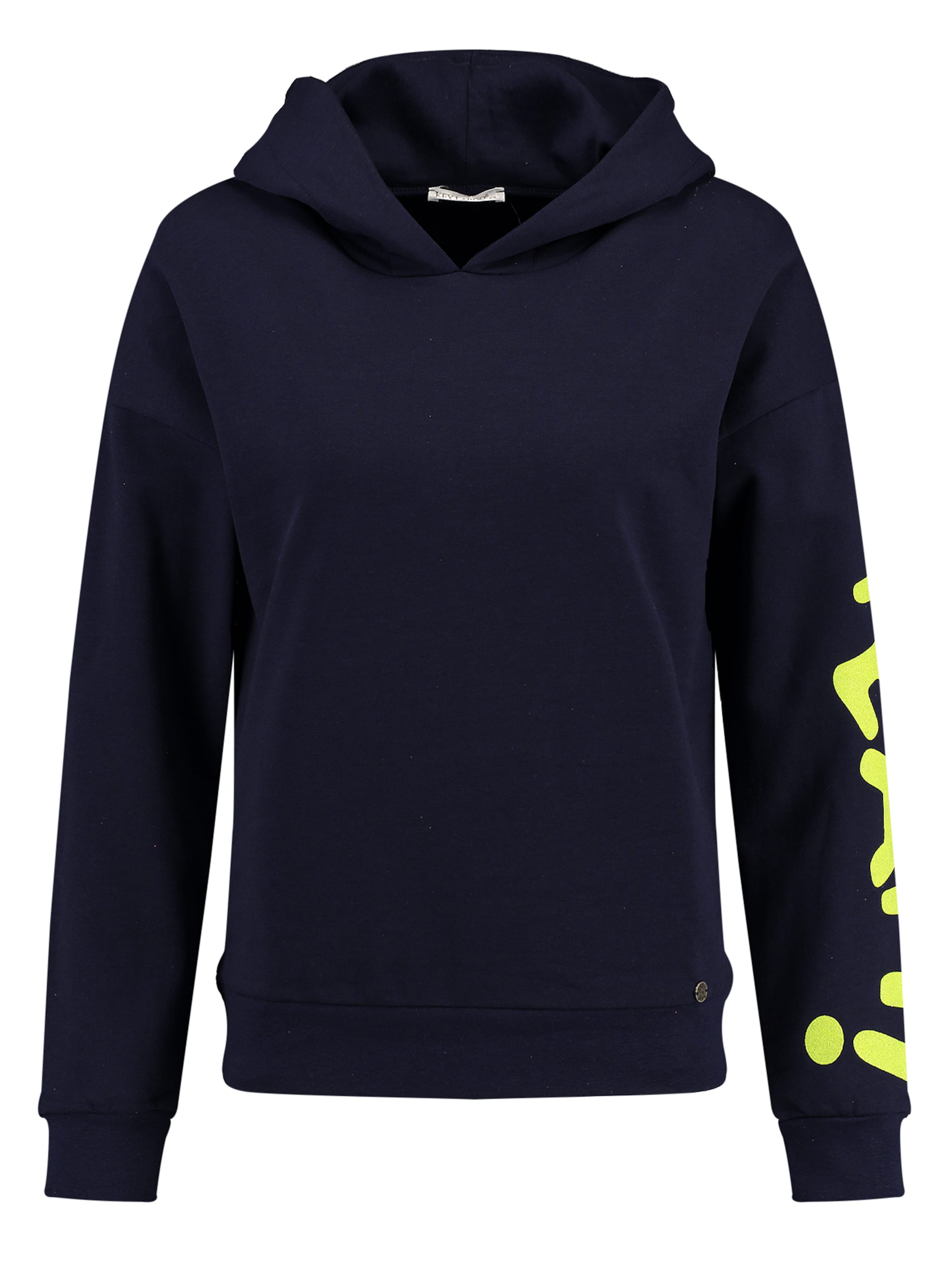 Key Largo Sweatshirt 'YEAH' in Blau: Vorderseite
