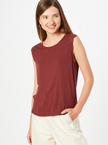 ABOUT YOU Top 'Zola' in Rood: voorkant