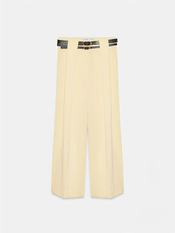 Dilvin Wide leg Pants in Yellow