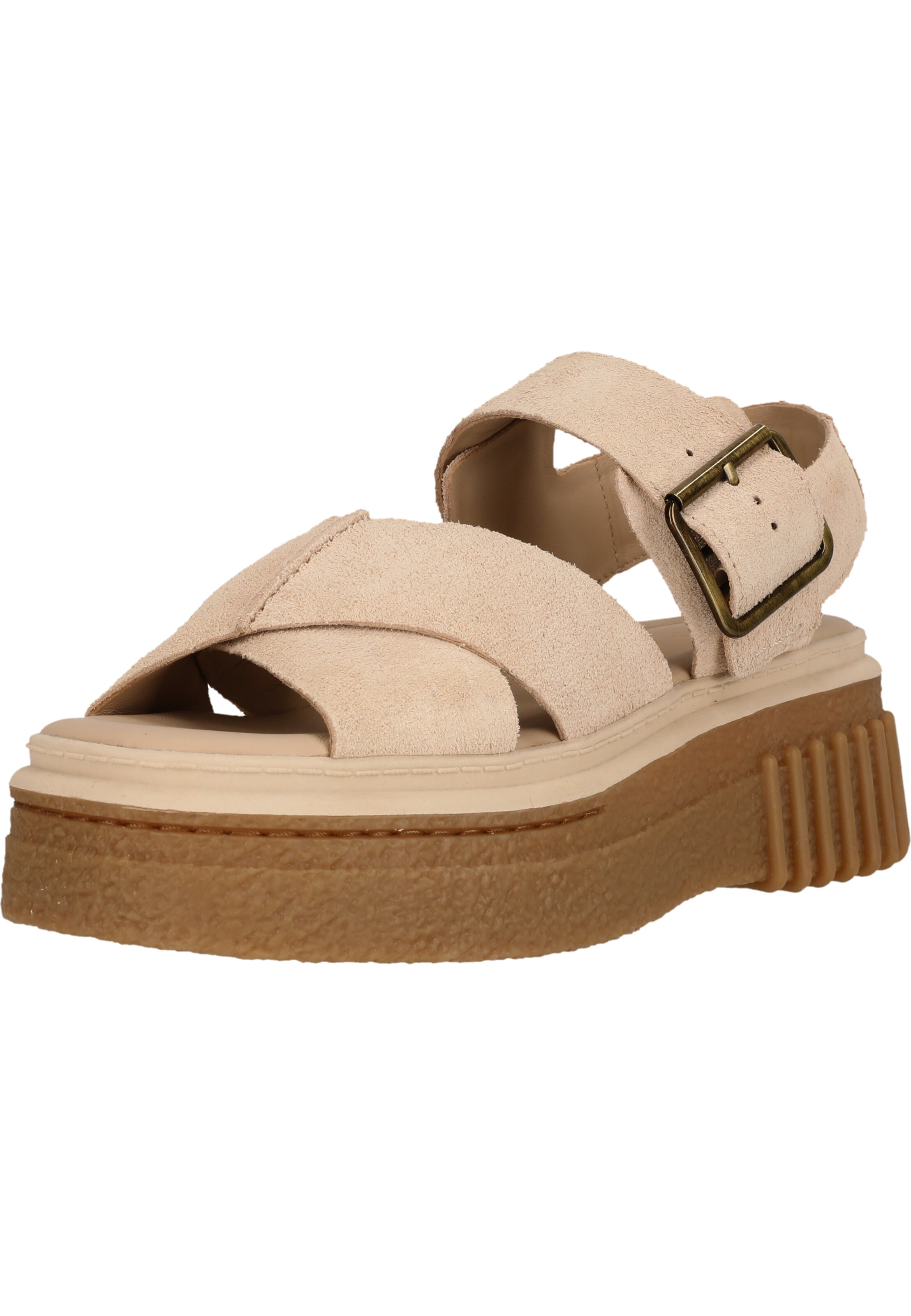 CLARKS Sandale 'Evamar' in Beige: Vorderseite