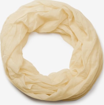 styleBREAKER Schlauchschal 'Seidiger unifarbener Loop' in Beige: Vorderseite
