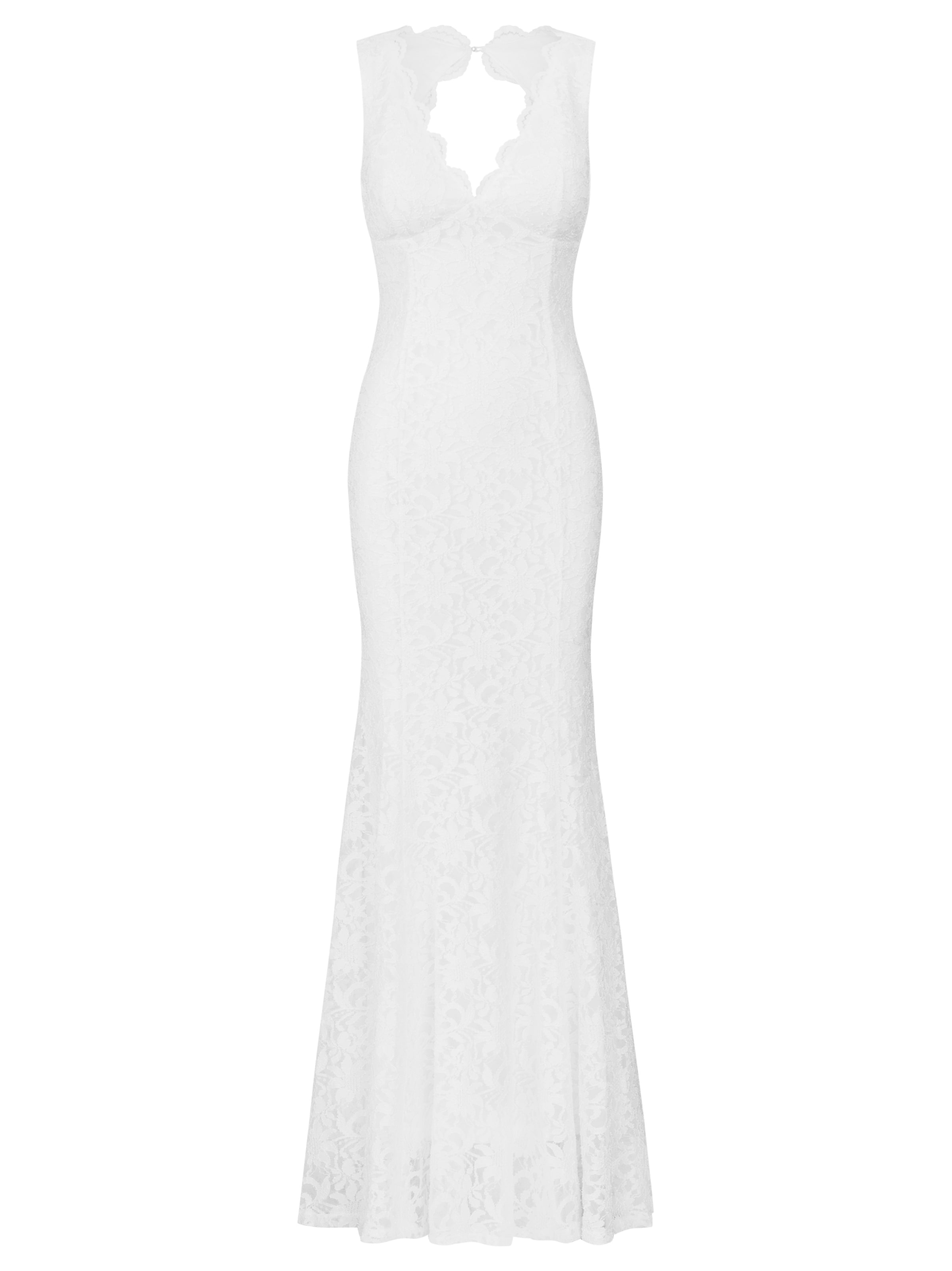 Abito da sera di Kraimod in bianco: frontale