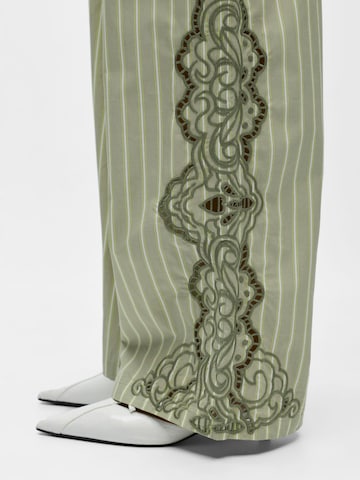 OBJECT Wide leg Trousers in Green