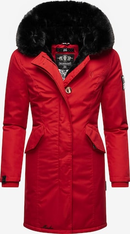 Parka d’hiver 'Karambaa' MARIKOO en rouge : devant