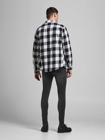 JACK & JONES Skinny Τζιν 'Tom' σε μαύρο