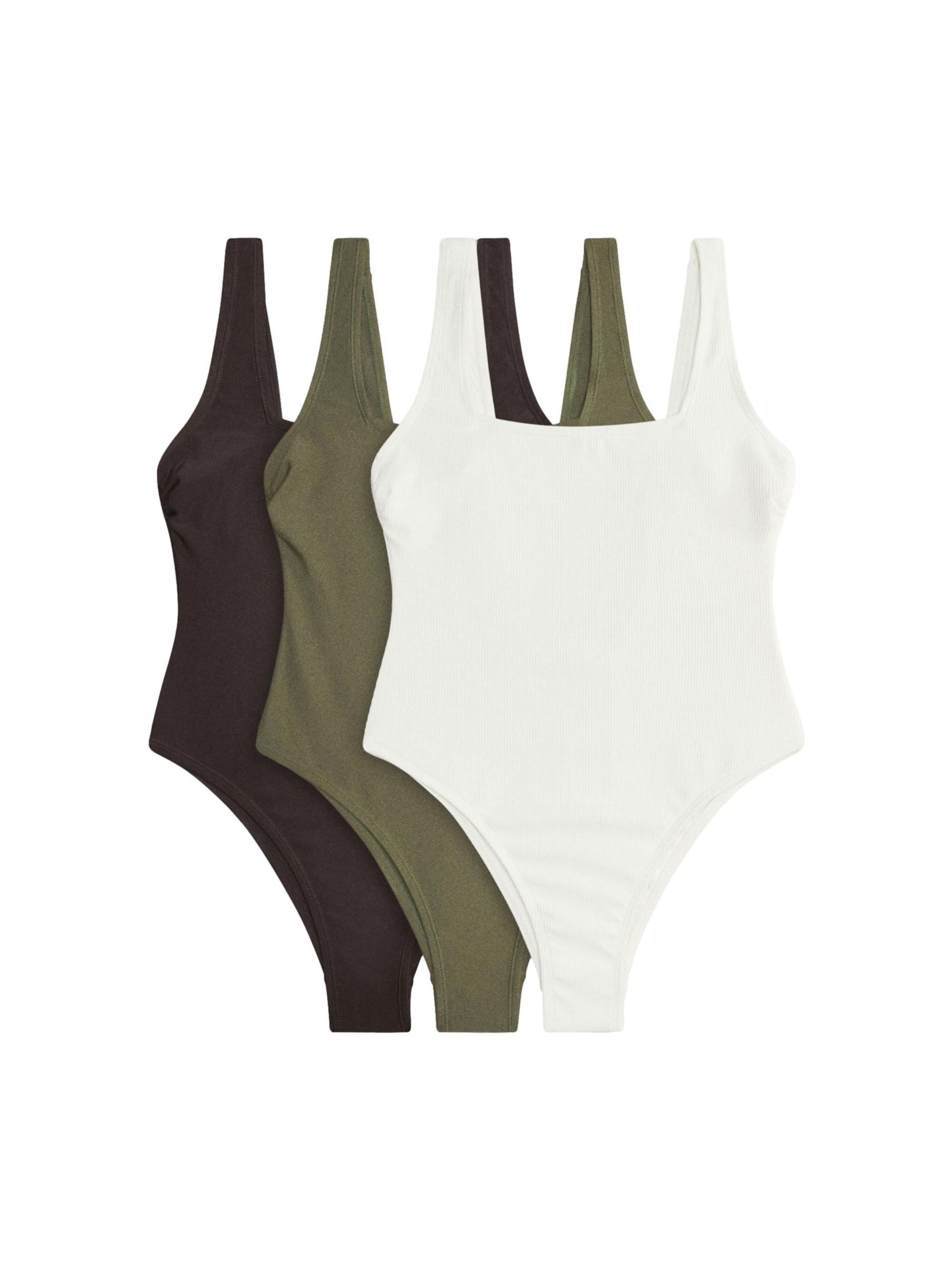 The Set Badpak in Groen: voorkant