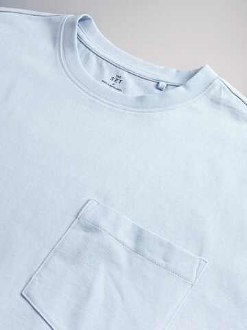T-Shirt The Set en bleu