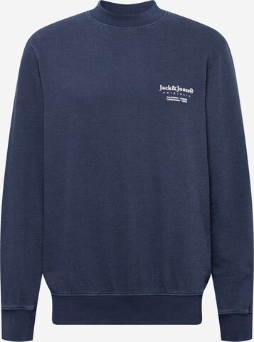 JACK & JONES Mikina 'FIREFLY' – modrá: přední strana