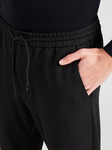 Les Deux - regular Pantalón de pinzas 'Como' en negro