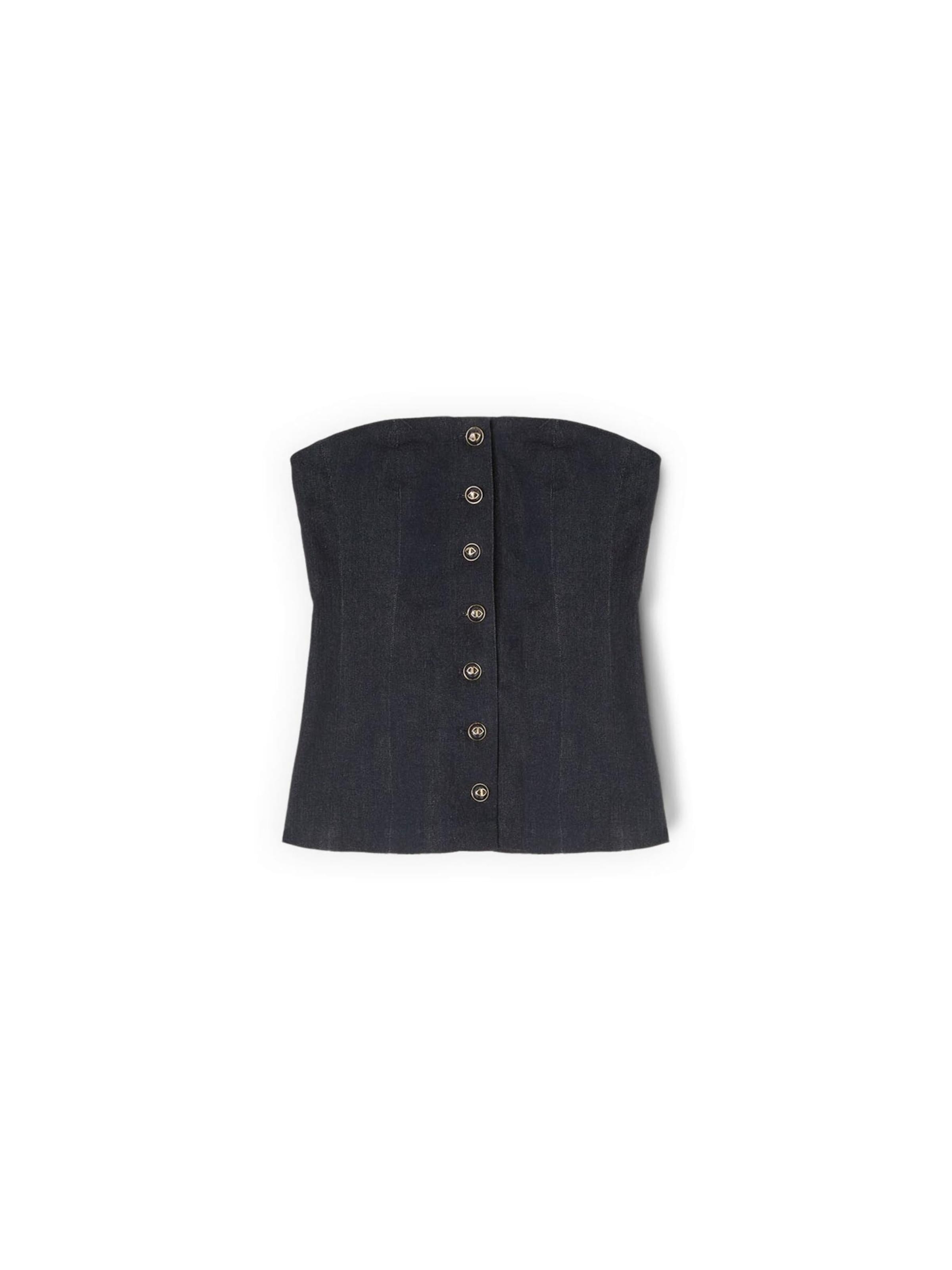 MOTIVI - Top en azul: frente